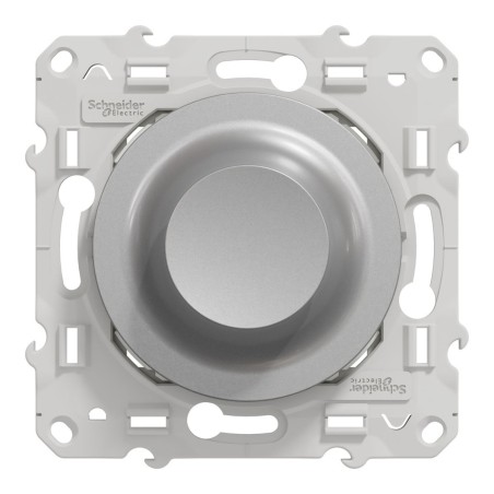 S530513W Wiser Odace - variateur rotatif LED 2 fils zigbee alu