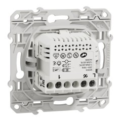 S530513W Wiser Odace - 2-Draht-Zigbee-Aluminium-LED-Drehdimmer