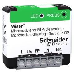 THG_CCTFR6710 Wiser - micromodule encastré zigbee pilotage radiateur électrique fil pilote