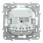 S340559 Wiser Ovalis - 2P+T Steckdose 16A Zigbee Anthrazit