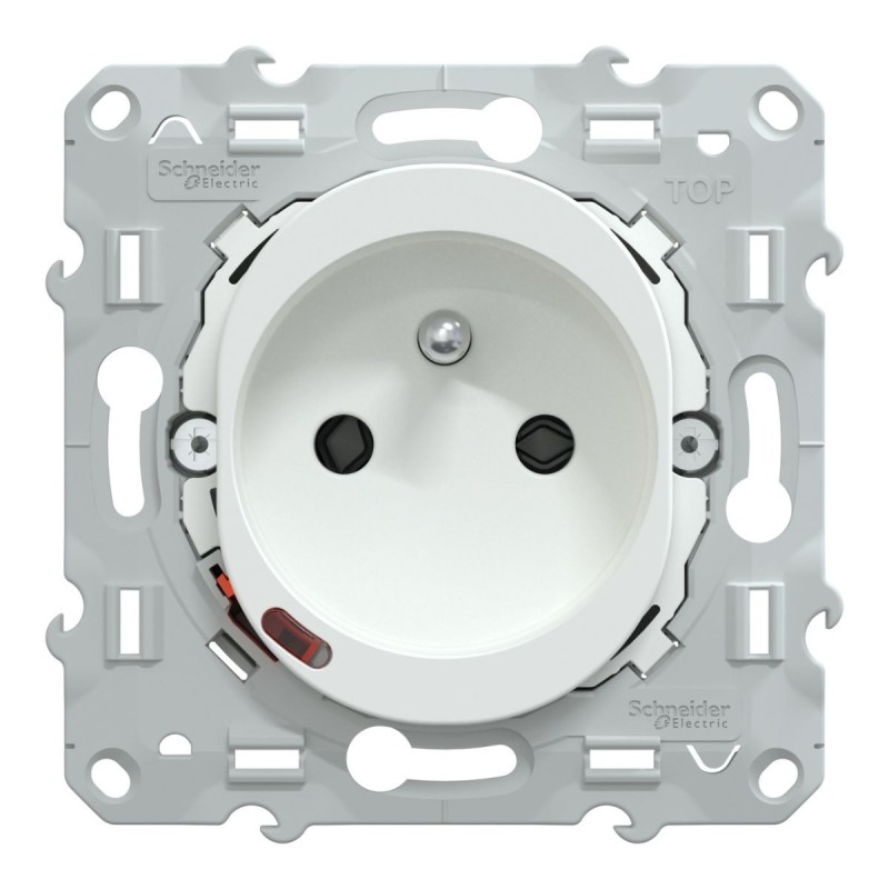 S320559 Wiser Ovalis - Presa 16A zigbee 2P+T Bianco