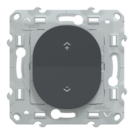 S340531 Wiser Ovalis - Interruttore Centrale Wireless 2 o 4 BP Antracite