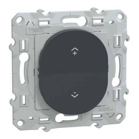 S340531 Wiser Ovalis - Interruttore Centrale Wireless 2 o 4 BP Antracite