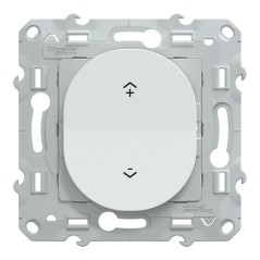 S320531 Wiser Ovalis - Interruttore Centrale Wireless 2 o 4 BP Bianco