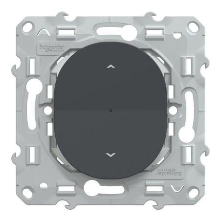 S340567W Wiser Ovalis - Interruttore collegato tapparella zigbee 4A Antracite