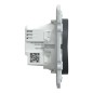 S340567W Wiser Ovalis - Interruttore collegato tapparella zigbee 4A Antracite