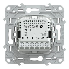 Interruttore collegato 4A zigbee Antracite S340567W Wiser Ovalis