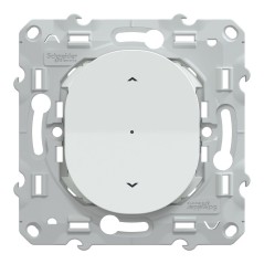 S320567W Wiser Ovalis - Interruttore per tapparelle zigbee 4A Bianco