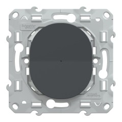 S340522W Wiser Ovalis - Regulador de empuje zigbee de 2 hilos Antracita