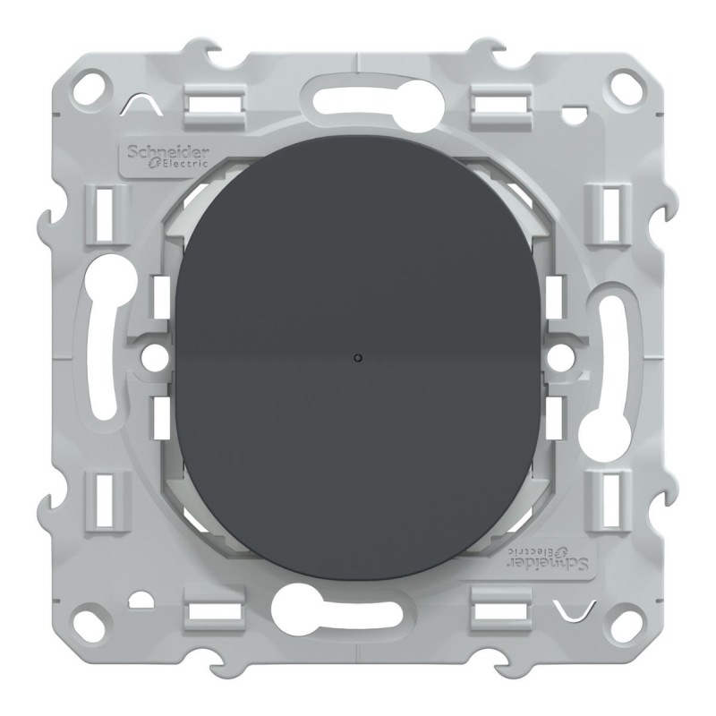 S340522W Wiser Ovalis - Regulador de empuje zigbee de 2 hilos Antracita S340522W Wiser Ovalis - Regulador de empuje zigbee de 2 hilos Antracita