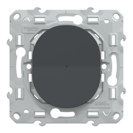 S340522W Wiser Ovalis - 2-Draht Zigbee Push Dimmer Anthrazit