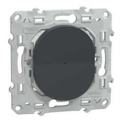 S340522W Wiser Ovalis - Regulador de empuje zigbee de 2 hilos Antracita