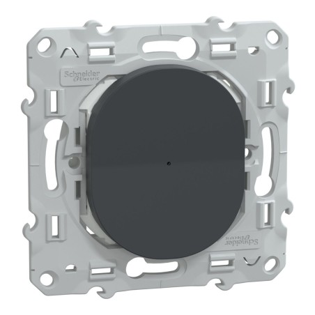 S340522W Wiser Ovalis - Dimmer a spinta zigbee a 2 fili Antracite