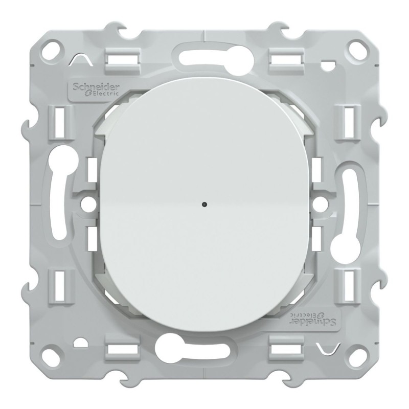 S320522W Wiser Ovalis - variateur poussoir 2 fils zigbee Blanc S320522W Wiser Ovalis - variateur poussoir 2 fils zigbee Blanc