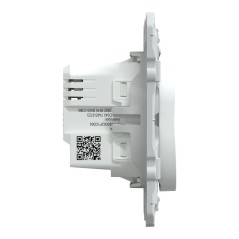 Variateur poussoir 2 fils zigbee Blanc S320522W Wiser Ovalis