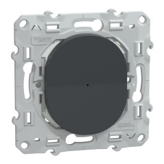 S340530W Wiser Ovalis - Pulsante zigbee 10A Antracite