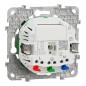 NU555954 Wiser Unica - Prise 2P+T connectée 16A  zigbee Anthracite