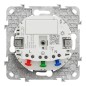 NU555918 Wiser Unica - Presa collegata 2P+T 16A zigbee Bianco NU555918 Wiser Unica - Presa collegata 2P+T 16A zigbee Bianco