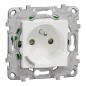 NU555918 Wiser Unica - Presa collegata 2P+T 16A zigbee Bianco NU555918 Wiser Unica - Presa collegata 2P+T 16A zigbee Bianco