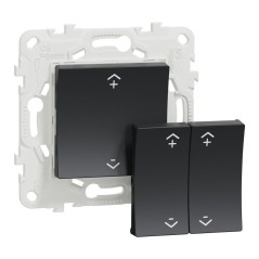NU557154W Wiser Unica - Interruttore Centrale Wireless 2 o 4 BP Antracite