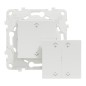 NU557120W Wiser Unica - 2 or 4 BP Wireless Central Switch Antibacterial White NU557120W Wiser Unica - 2 or 4 BP Wireless Central Switch Antibacterial White