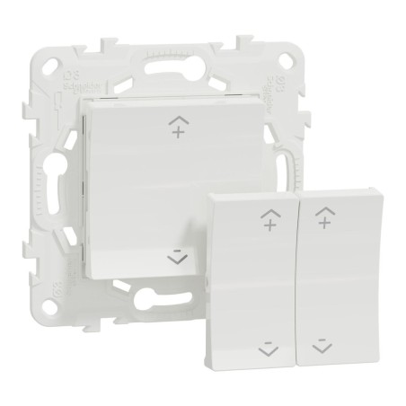 NU557118W Wiser Unica - 2 or 4 BP Wireless Central Switch White