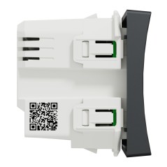 4A zigbee roller shutter switch anthracite mecha only NU350854W Wiser Unica