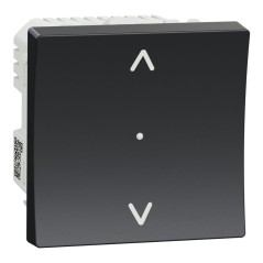 NU350854W Wiser Unica - 4A zigbee roller shutter switch anthracite meca only