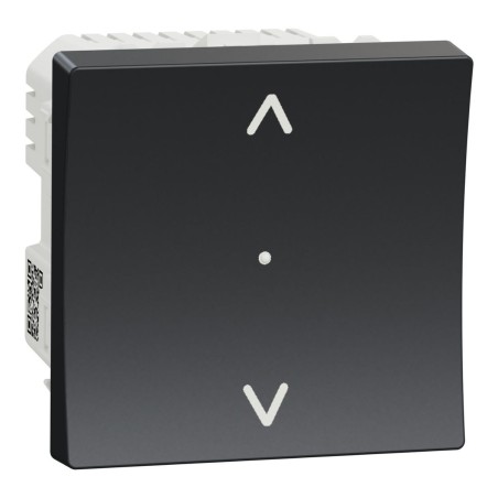 NU350854W Wiser Unica - 4A zigbee roller shutter switch anthracite meca only