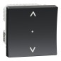 NU350854W Wiser Unica - Interruptor de persiana zigbee 4A antracita meca solo
