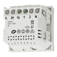 Roller shutter switch 4A zigbee blc antimic mecha only NU350820W Wiser Unica