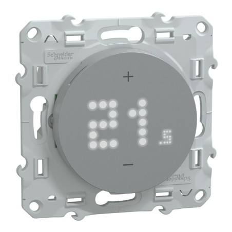 S530619 Wiser Odace - Termostato intelligente cablato in alluminio da 2 A