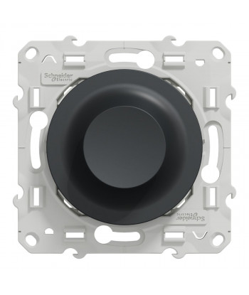 S540513W Wiser Odace - Regulador giratorio LED zigbee de 2 hilos en color antracita
