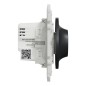 S540513W Wiser Odace - 2-wire zigbee LED rotary dimmer in anthracite S540513W Wiser Odace - 2-wire zigbee LED rotary dimmer in anthracite