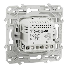 Variateur poussoir 2 fils zigbee anthracite S540522W Wiser Odace