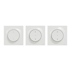 S520567K Wiser Odace - Kit di controllo wireless e 2 persiane a rulla zigbee 3.0 incassate