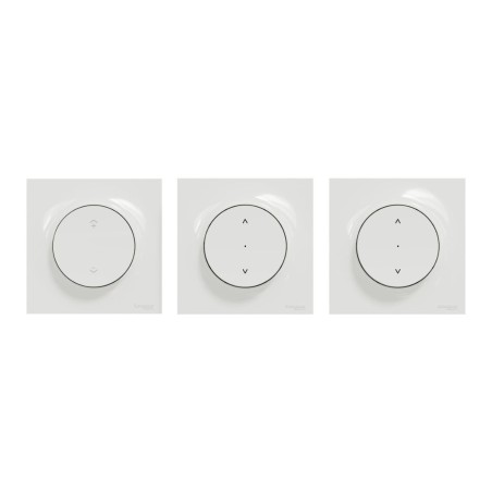S520567K Wiser Odace – Kabelloses Steuerungsset und 2 versenkte Zigbee 3.0-Rollläden