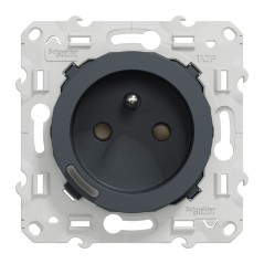 S540559 Wiser Odace - Presa 16A zigbee 2P+T - Antracite
