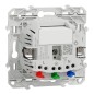 S530559 Wiser Odace - Prise 2P+T connectée 16A zigbee Aluminium S530559 Wiser Odace - Prise 2P+T connectée 16A zigbee Aluminium