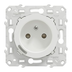 S520559 Wiser Odace - 2P+T Steckdose 16A zigbee Weiß