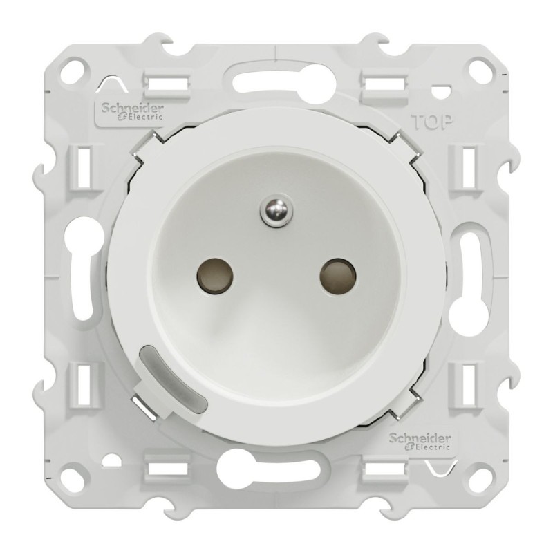 S520559 Wiser Odace - Prise 2P+T connectée 16A  zigbee Blanc