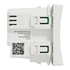 10A zigbee push button white mecha only NU353718W Wiser Unica