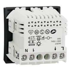 10A zigbee push button anthracite mecha only NU353754W Wiser Unica