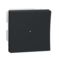 NU353754W Wiser Unica - 10A Zigbee Druckknopf nur anthrazit Mecha