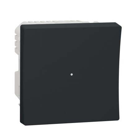 NU353754W Wiser Unica - Pulsante zigbee 10A solo mecha antracite