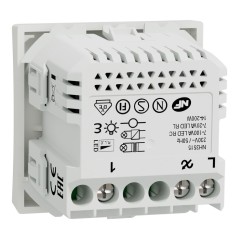 Spingitore zigbee a 2 fili bianco solo mecha NU351518W Wiser Unica