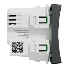 2-Draht-Zigbee-Push-Variomatik nur anthrazit Mecha NU351554W Wiser Unica