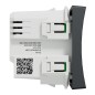 NU351554W Wiser Unica - 2-Draht-Zigbee-Push-Dimmer nur anthrazit Mecha