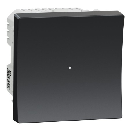 NU351554W Wiser Unica - 2-wire zigbee push dimmer anthracite mecha only