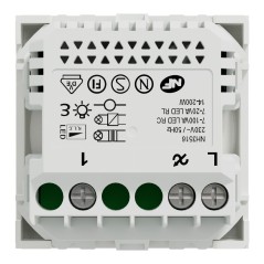 2-wire zigbee rotary variator white mecha only NU351618W Wiser Unica